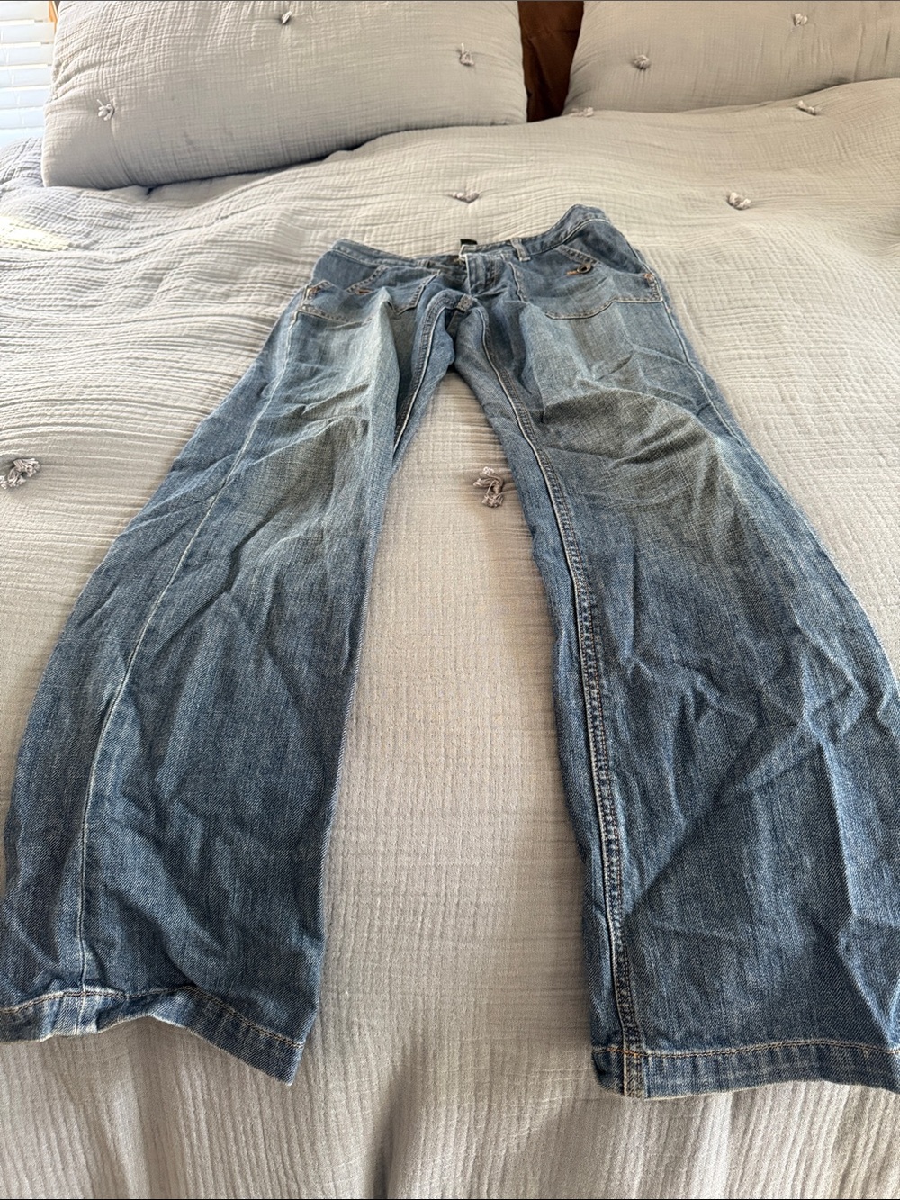 Banana Republic womens Faded Blue Bootcut Jeans